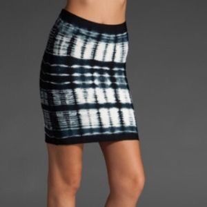 BCBG Tie-Dye Bandage Skirt
